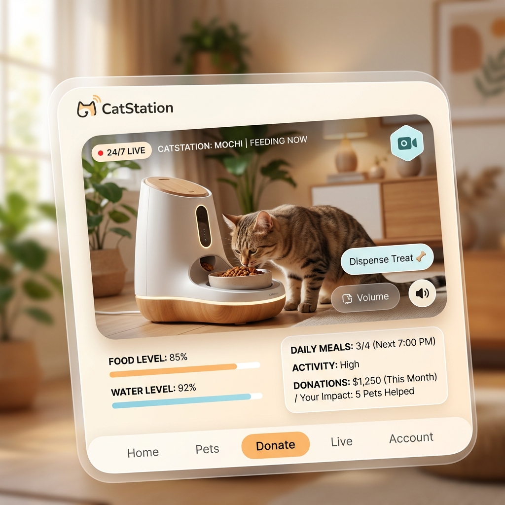 CatStation - IoT Charity Platform for Cats